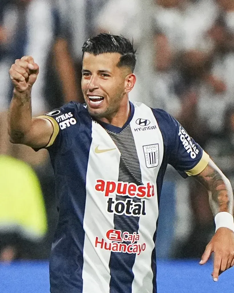 Pablo Ceppelini celebrando gol contra Boca Juniors. (Foto: Liga 1).