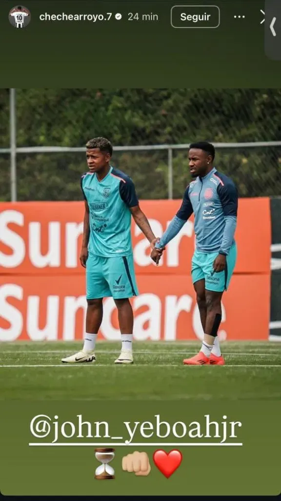 La foto de Keny Arroyo que borró en IG. (Foto: @Arturo_M13)