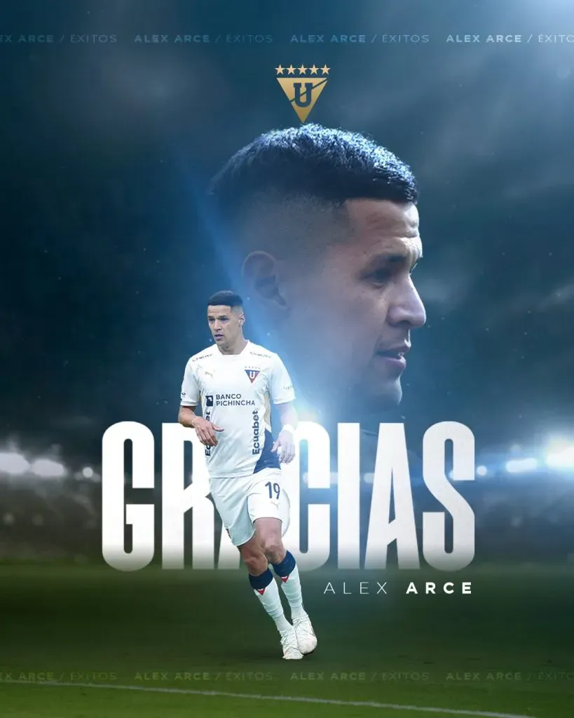 Álex Arce mensaje de despedida LDUQ.