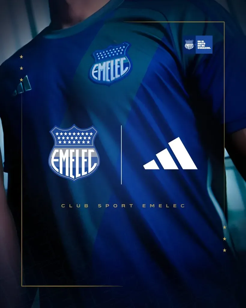 Emelec y Adidas llevan juntos desde 2015. (Foto: @CSEmelec)