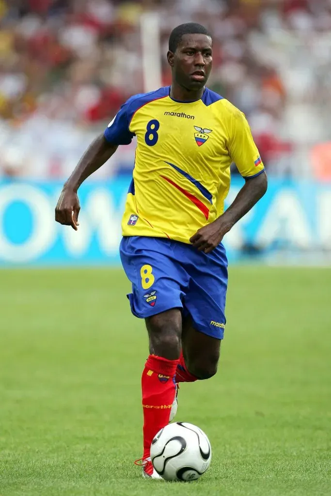 Édison Méndez jugó los octavos del mundial con Ecuador en 2006. (Foto: Imago)