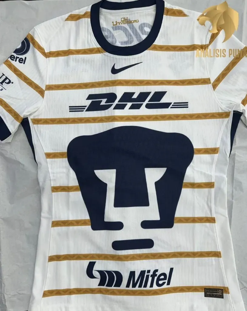 Así será la nueva playera titular de Pumas UNAM para el Apertura 2025