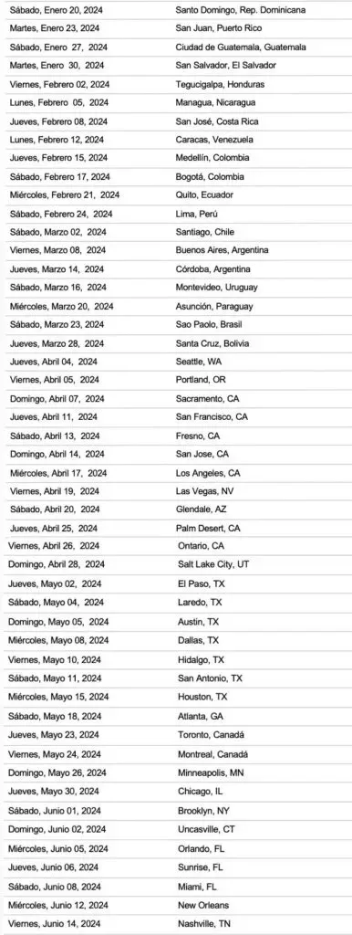 La Gira de Luis Miguel