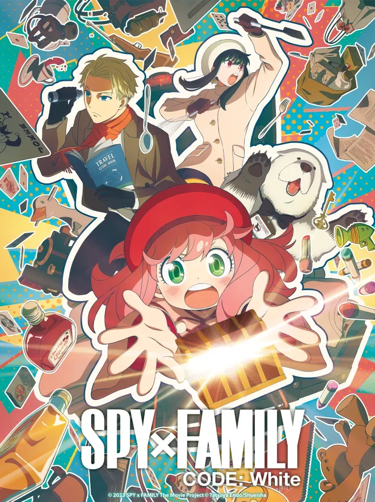 El afiche oficial de SPY x FAMILY CODE: White.