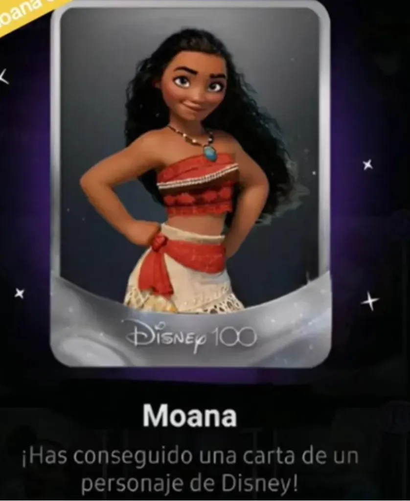 Moana, una de las cartas más difíciles del reto.