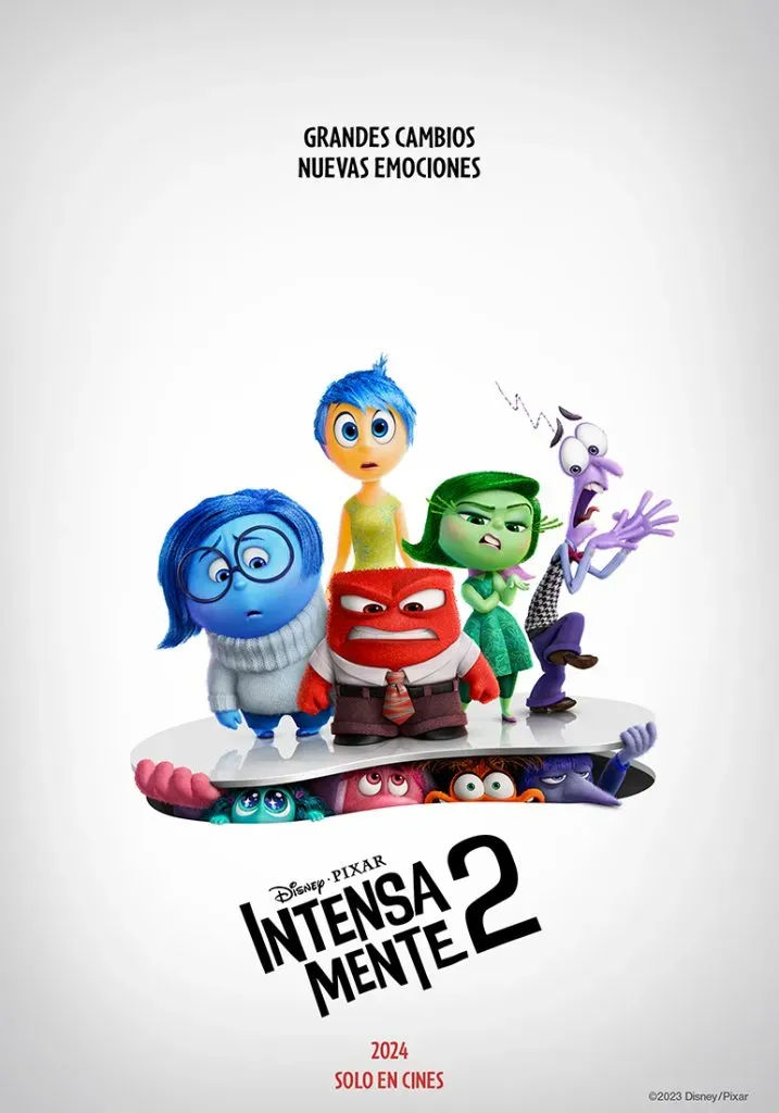 Disney y Pixar presentaron este día el poster oficial y el primer avance de Intensamente 2. Imagen: The Walt Disney Studio.