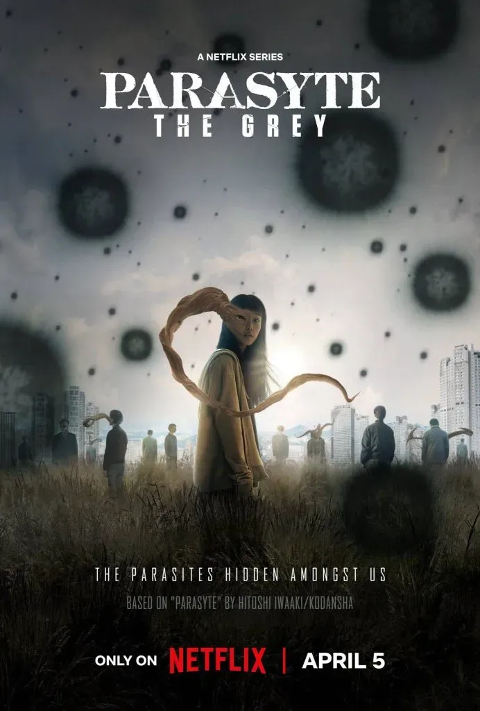 Póster con fecha de estreno de Parasyte: The Grey en Netflix. (Netflix)
