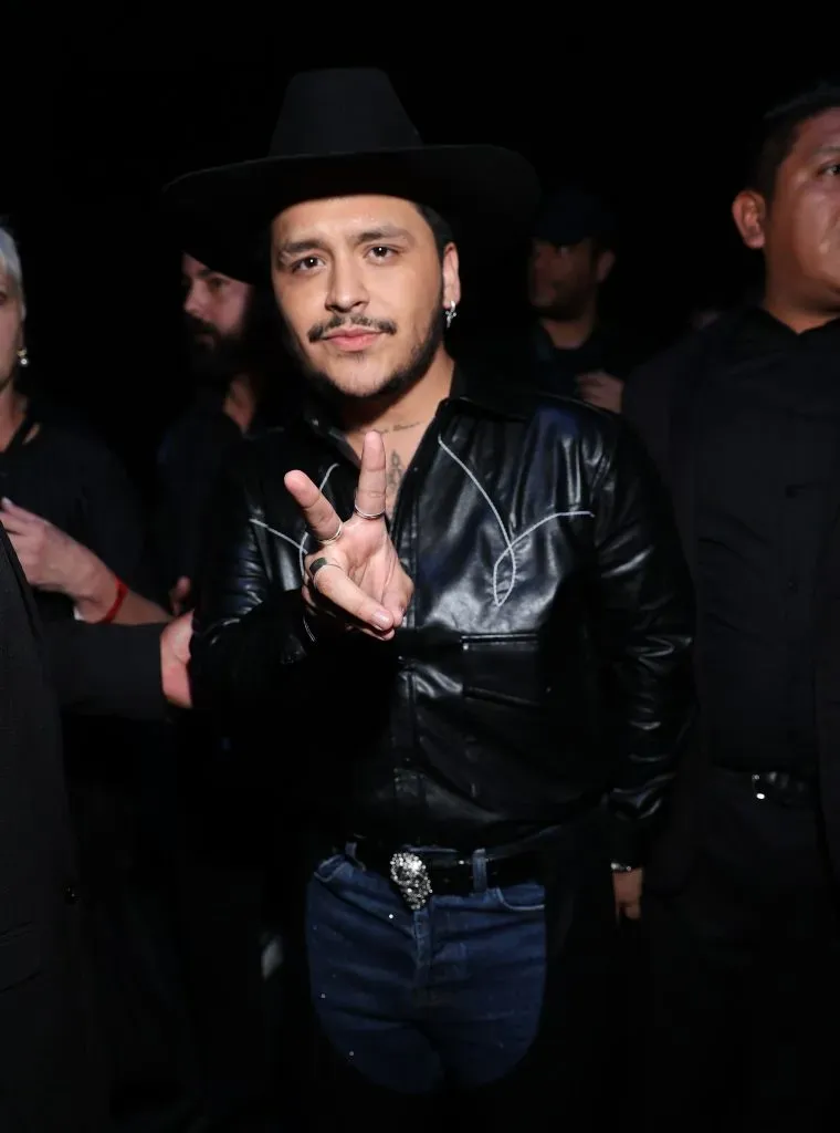 MEXICO CITY, MEXICO – MARCH 05: Christian Nodal attends the 2020 Spotify Awards at the Auditorio Nacional on March 05, 2020 in Mexico City, Mexico. (Photo by Hector Vivas/Getty Images for Spotify)