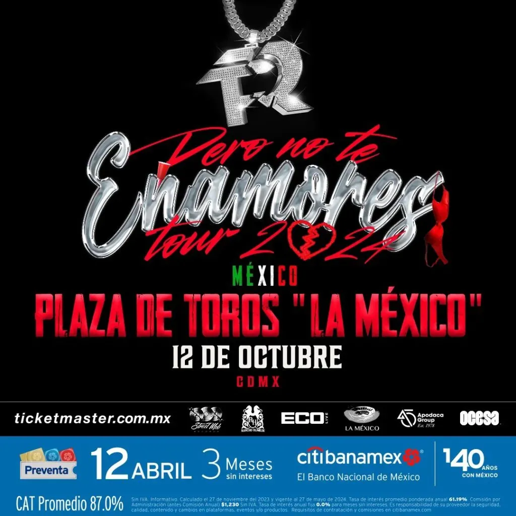 Fuerza Regida anunció concierto en Ciudad de México 2024.