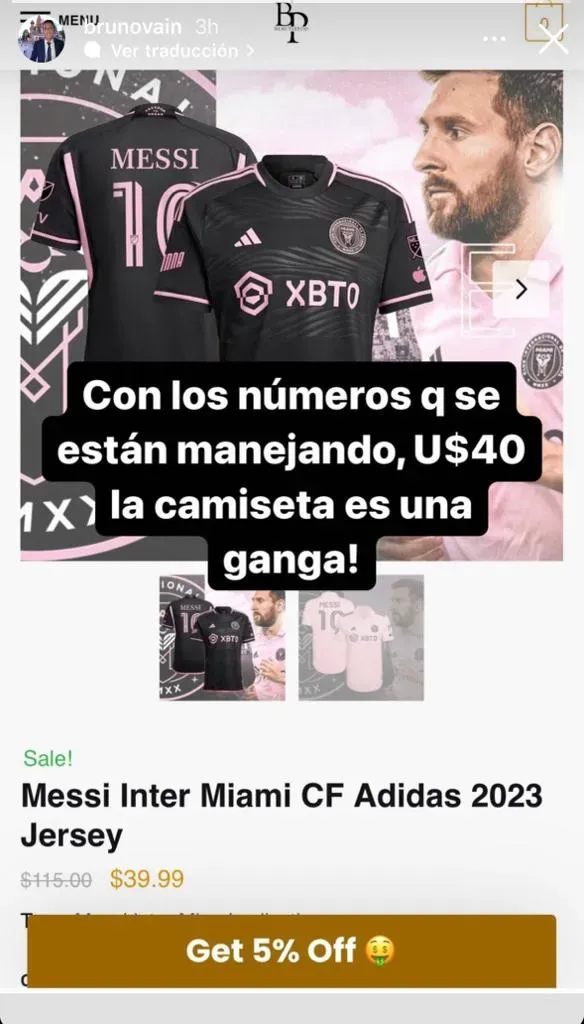 El Inter Miami ya puso a la venta la camiseta de Lionel Messi: cuánto  cuesta y cómo comprarla