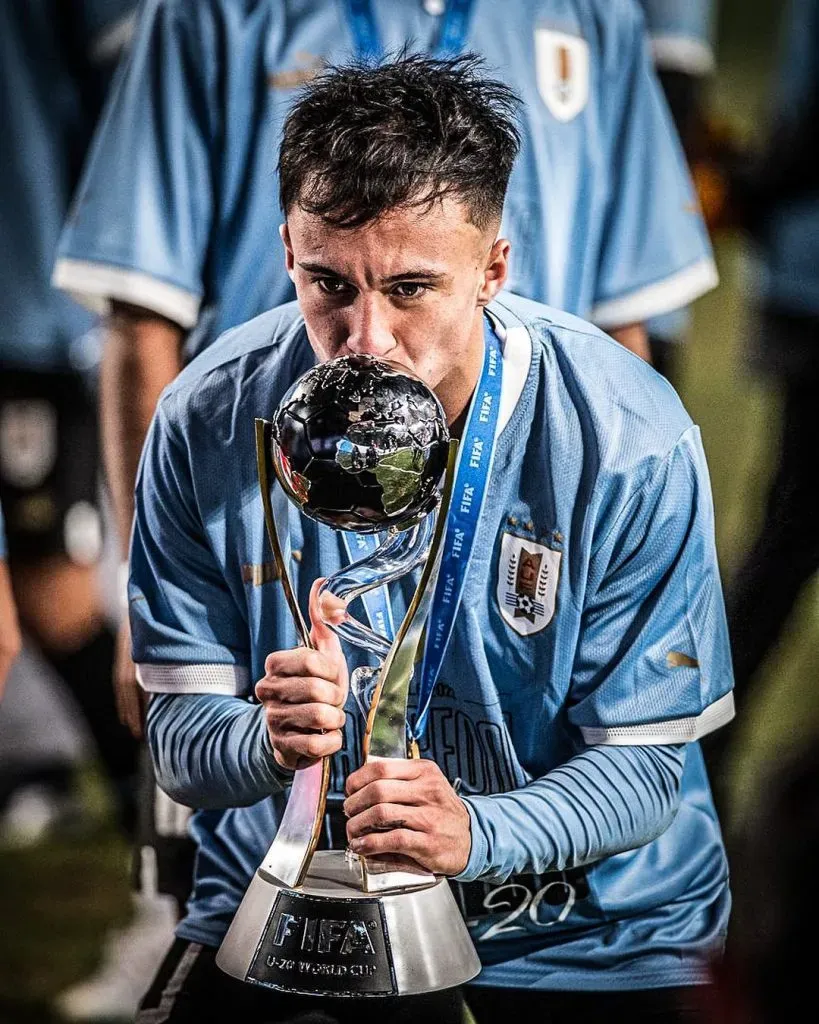 El Cepillo González fue Campeón en el Mundial Sub 20. (Foto: @franco_gonzaleez10)