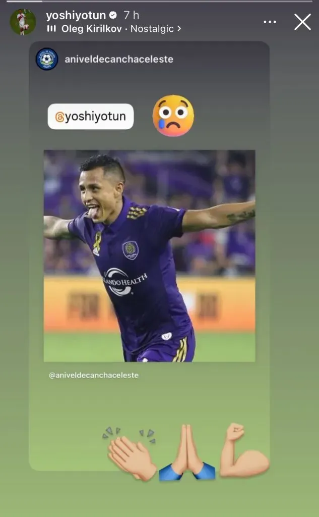 La storie de Yotún antes del Orlando – Cruz Azul. (@yoshiyotun)