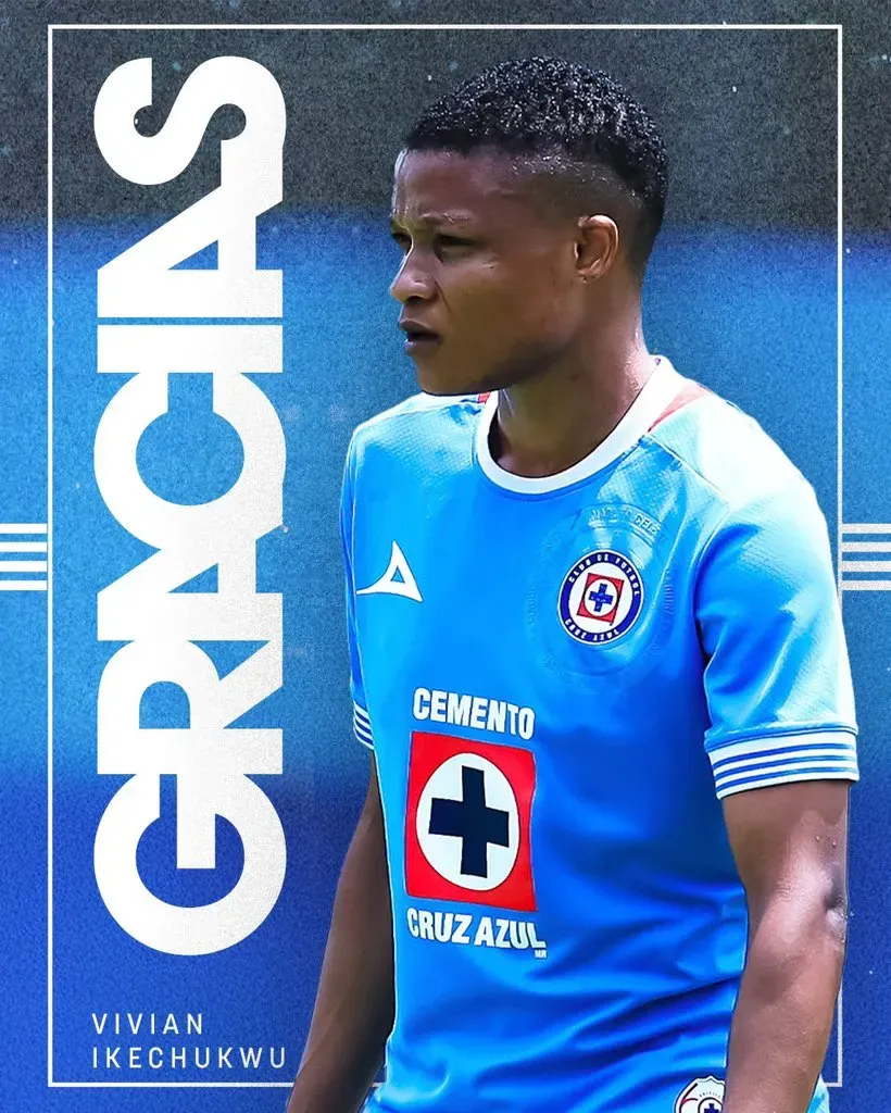 Cruz Azul despidió a Vivian Ikechukwu. (Prensa Cruz Azul)