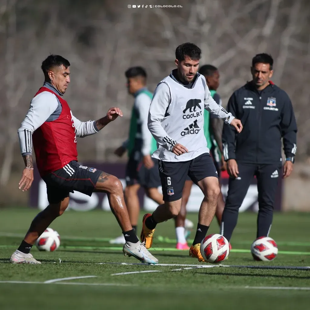 César Fuentes en Colo Colo. Crédito: Colo Colo.