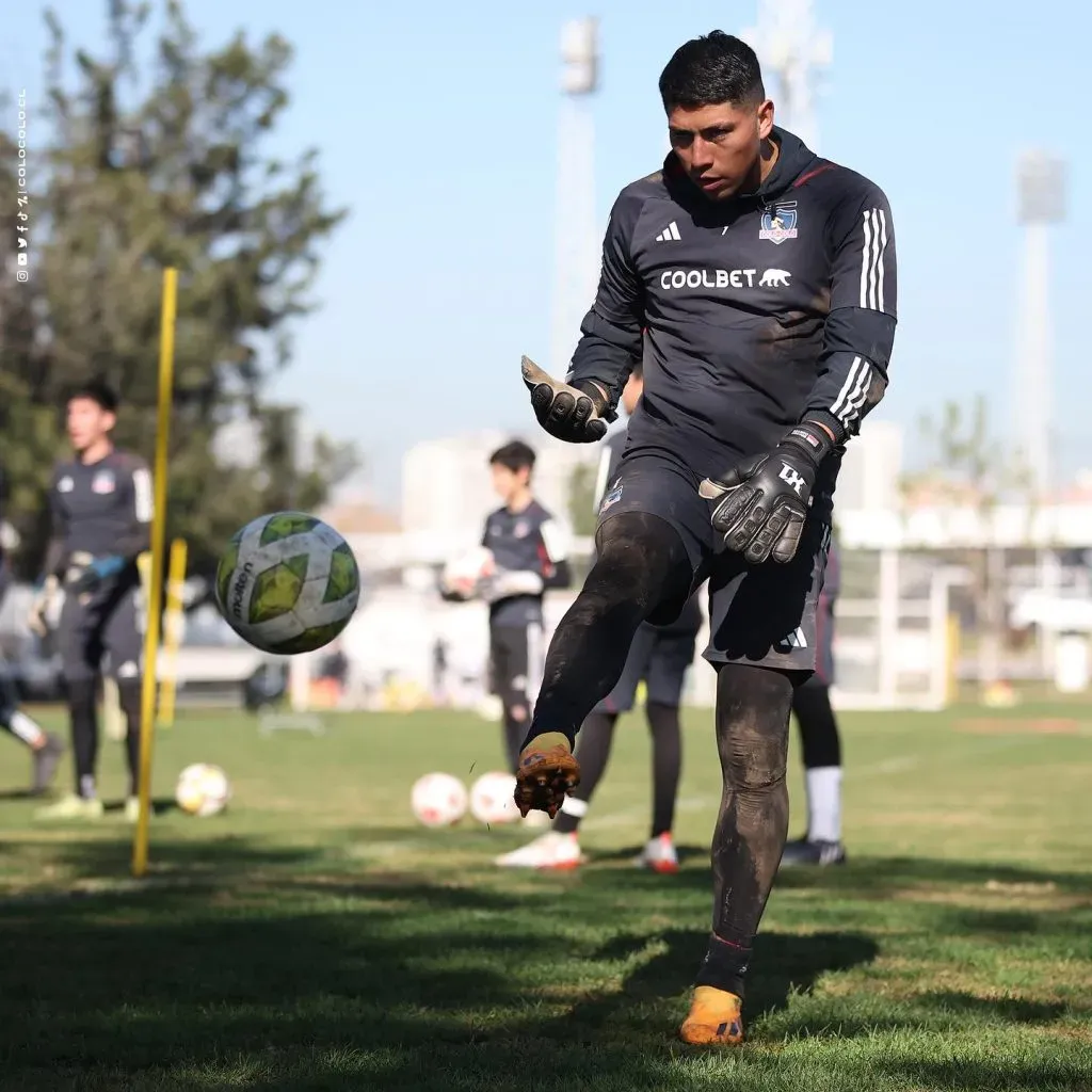 Brayan Cortés en Colo Colo. Crédito: Colo Colo