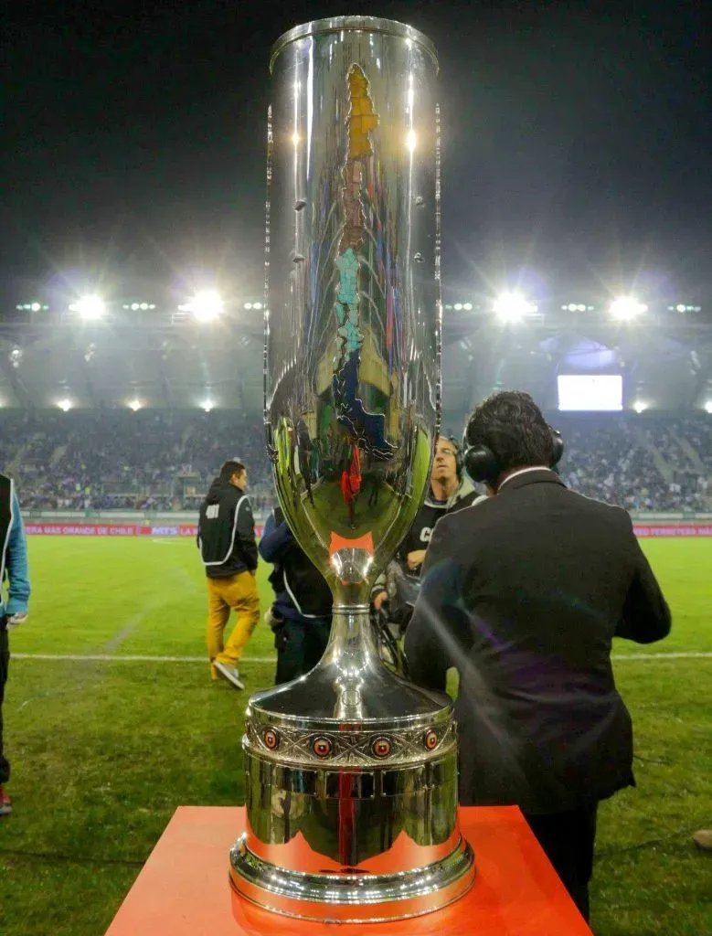 Trofeo de la Copa Chile. Crédito: Archivo.