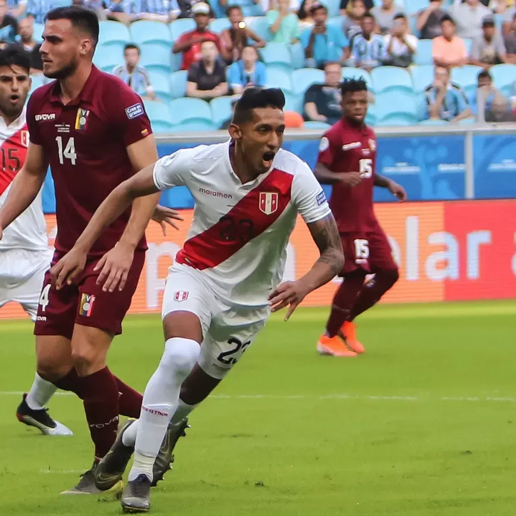 El Canchita Gonzáles con la selección peruana. Crédito: Archivo.