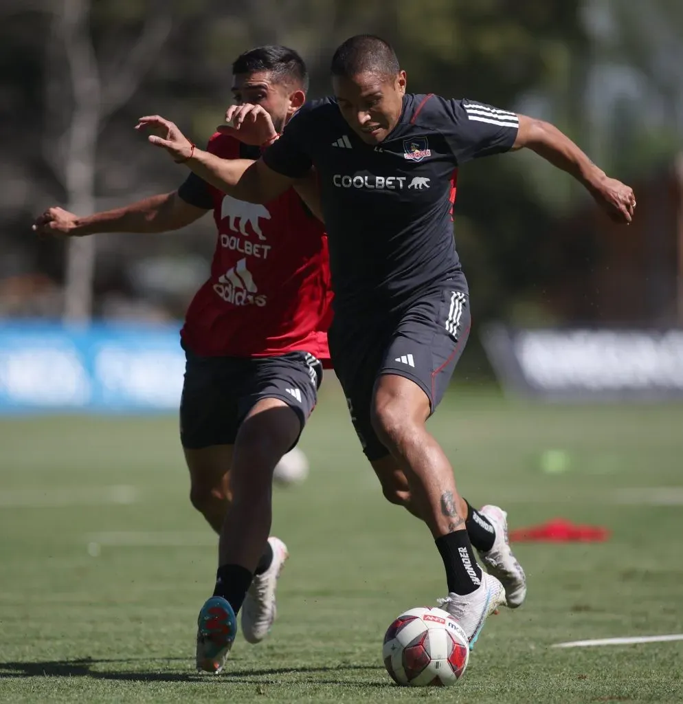 Colo Colo entrenando en Pirque. (Foto: Colo Colo)