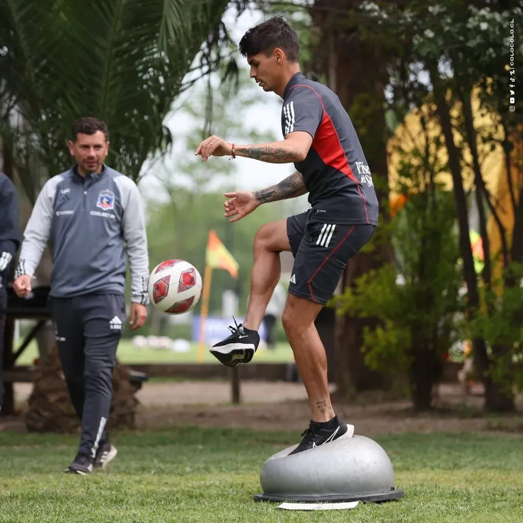 Colo Colo en la intertemporada en Pirque. Crédito: Colo Colo.