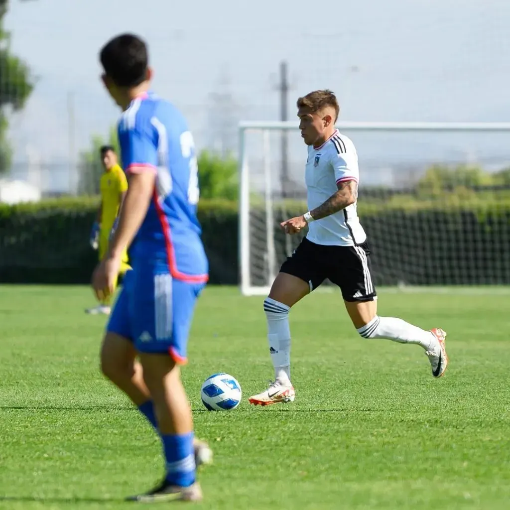 Lucas Soto en Colo Colo Proyección. Crédito: Colo Colo Fútbol Joven.