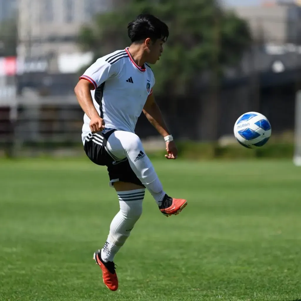 Bastián Silva en la categoría de Proyección. Crédito: Colo Colo Fútbol Joven.