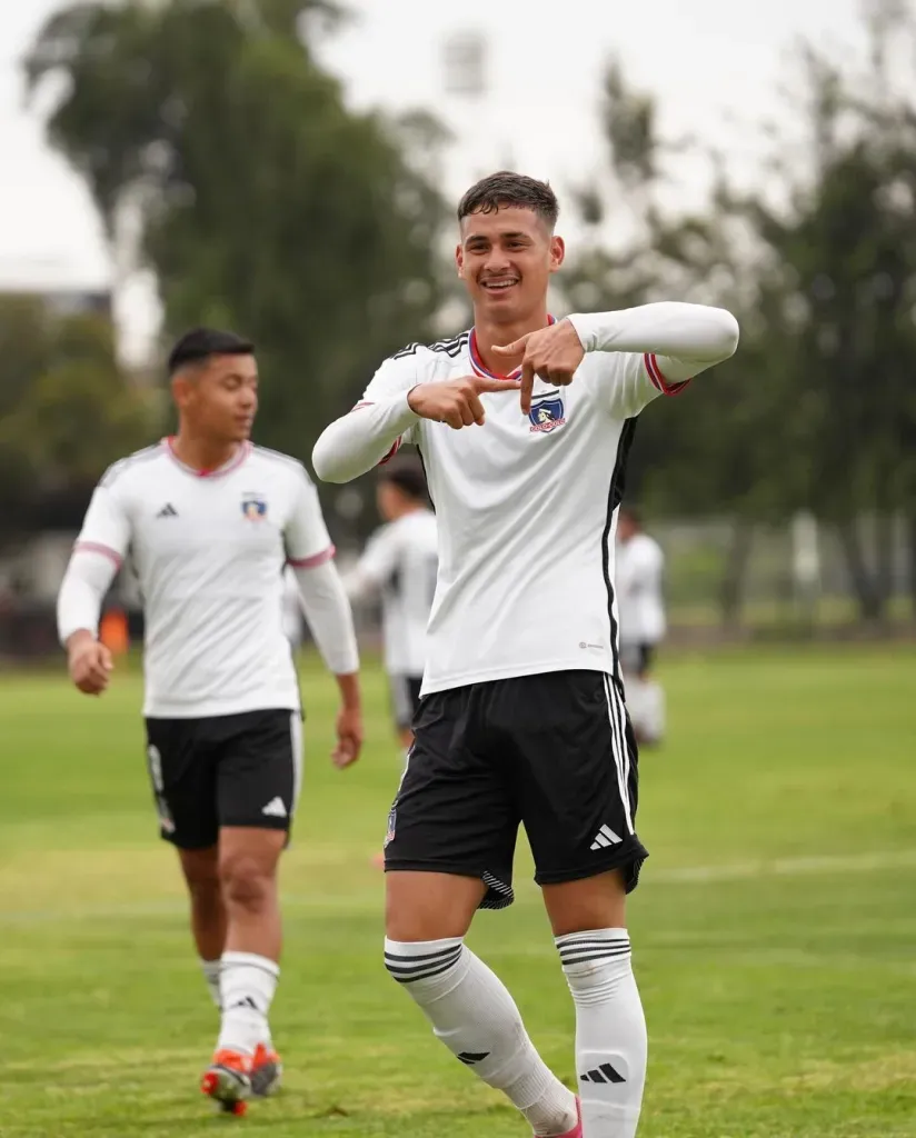 José Durán, autor del tercer gol de Colo Colo Proyección. | Imagen: Colo Colo.