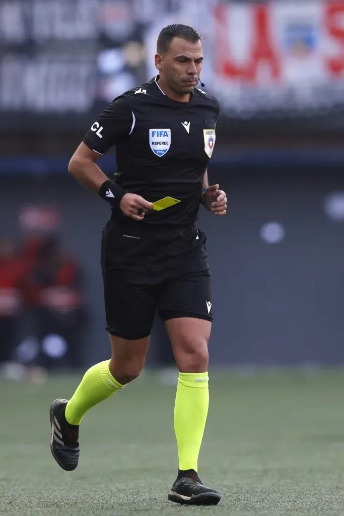 Juan Lara en el partido de Colo Colo vs Audax Italiano. (Foto: Photosport)