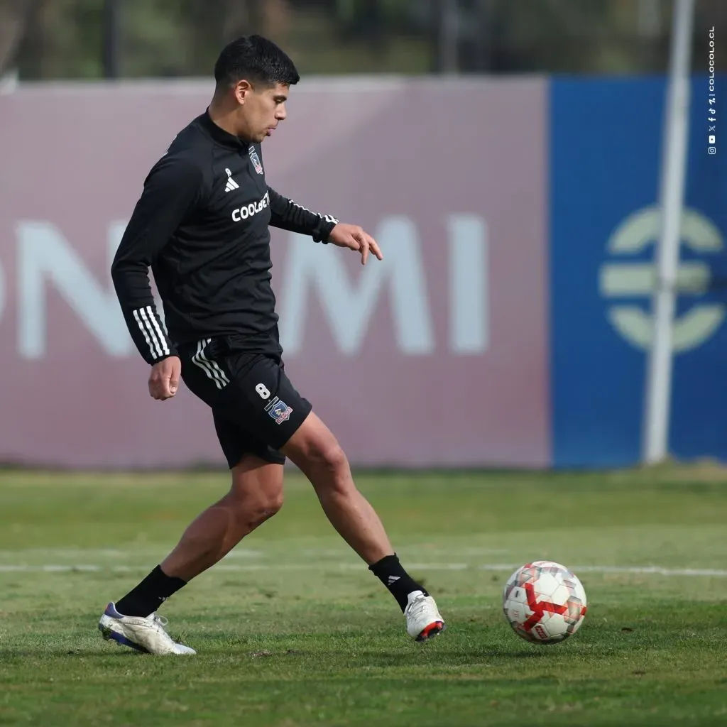 Esteban Pavez está de regreso en Colo Colo luego de la Copa América | Foto: Colo Colo