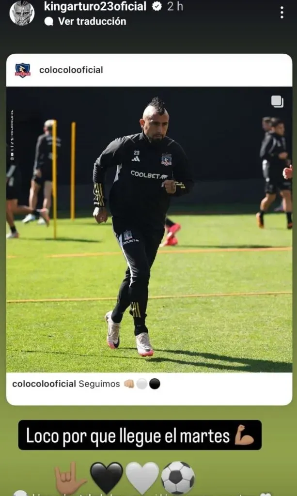 Foto: @kingarturo23oficial en Instagram