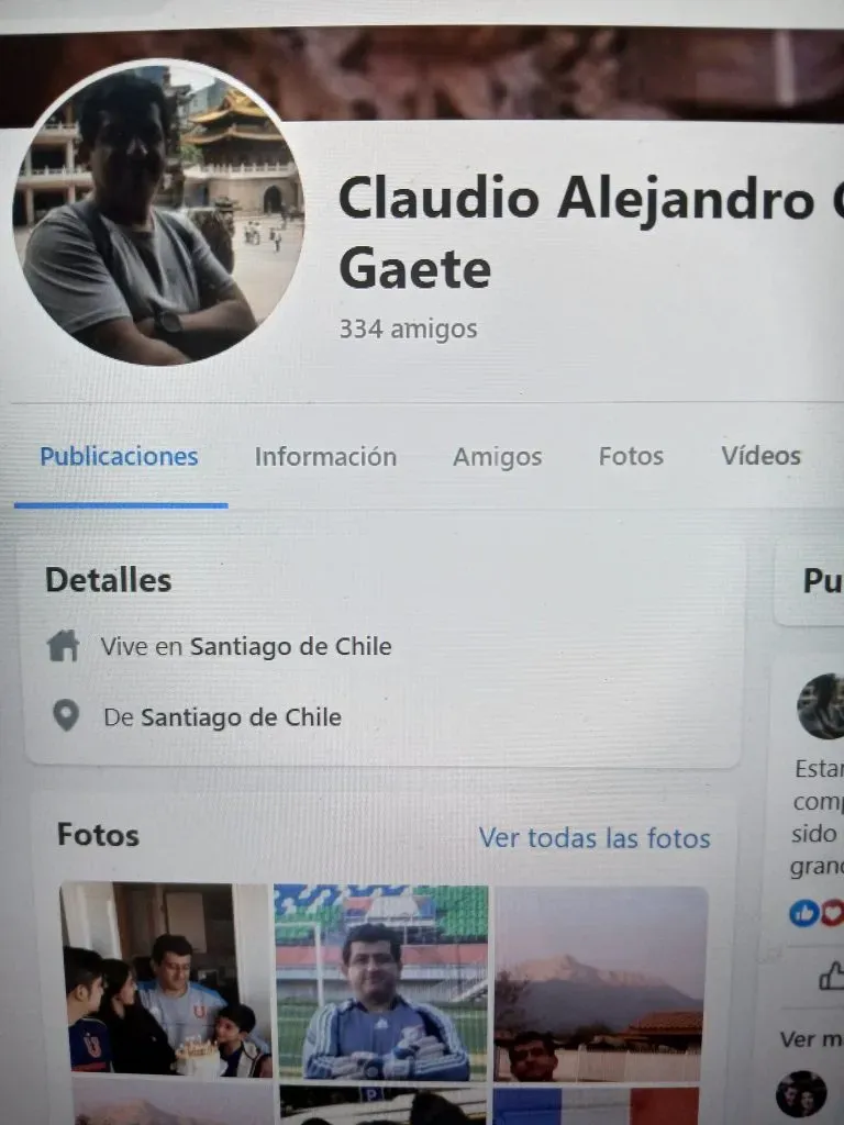 Perfil de Facebook de Claudio Guerra