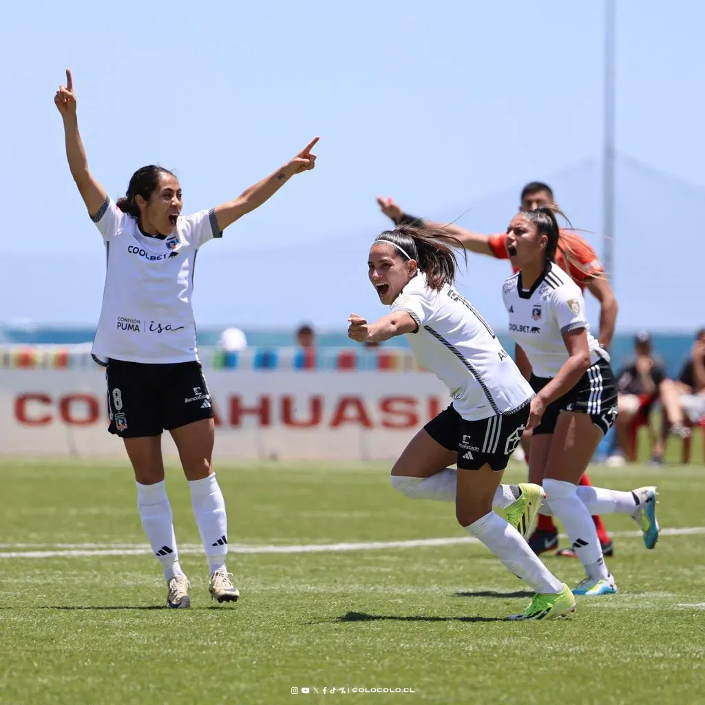 Colo Colo celebró ante Iquique.