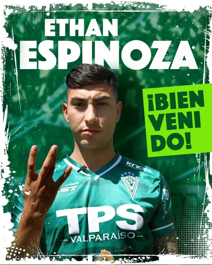 Colo Colo envía a préstamo a Ethan Espinoza a Santiago Wanderers.