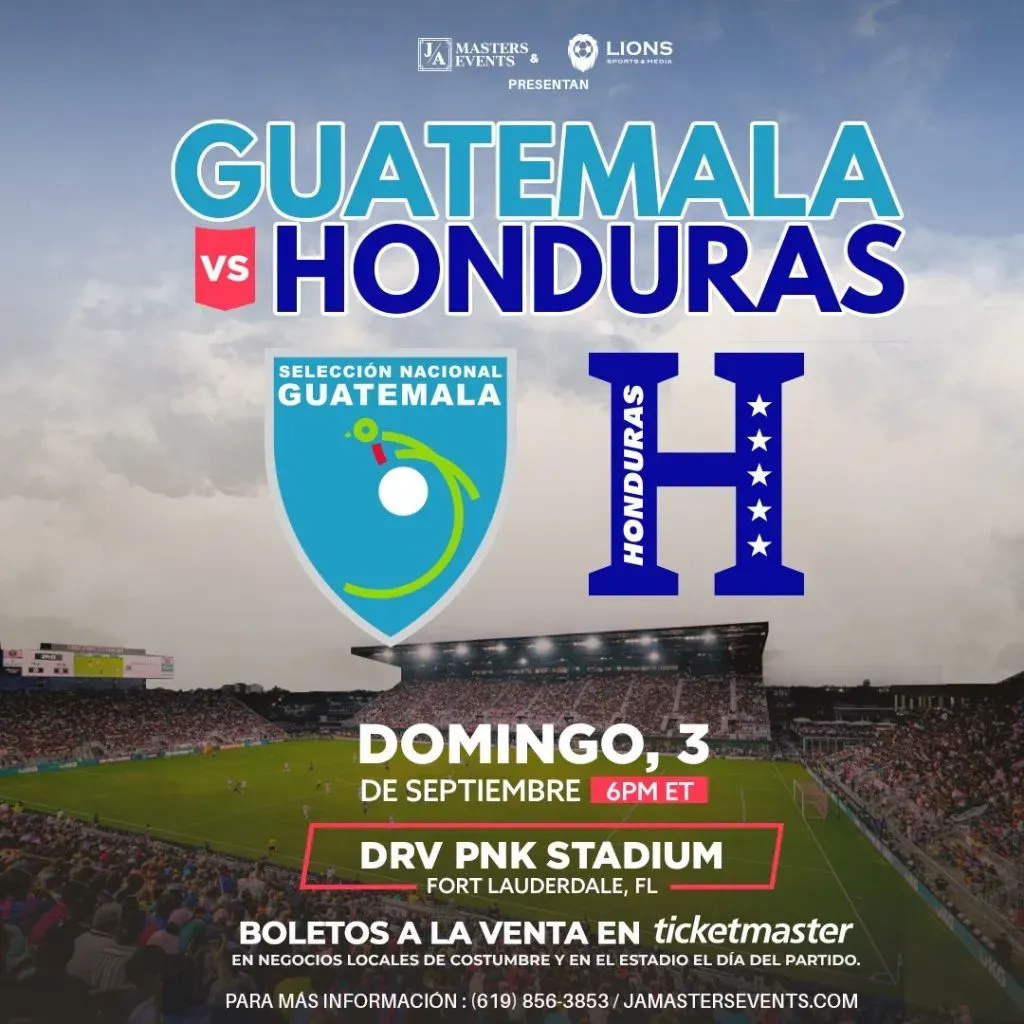 Guatemala y Honduras jugarán un amistoso en Estados Unidos.