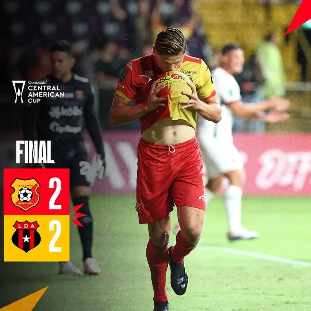 Herediano y Alajuelense empataron por la Copa Centroamericana.