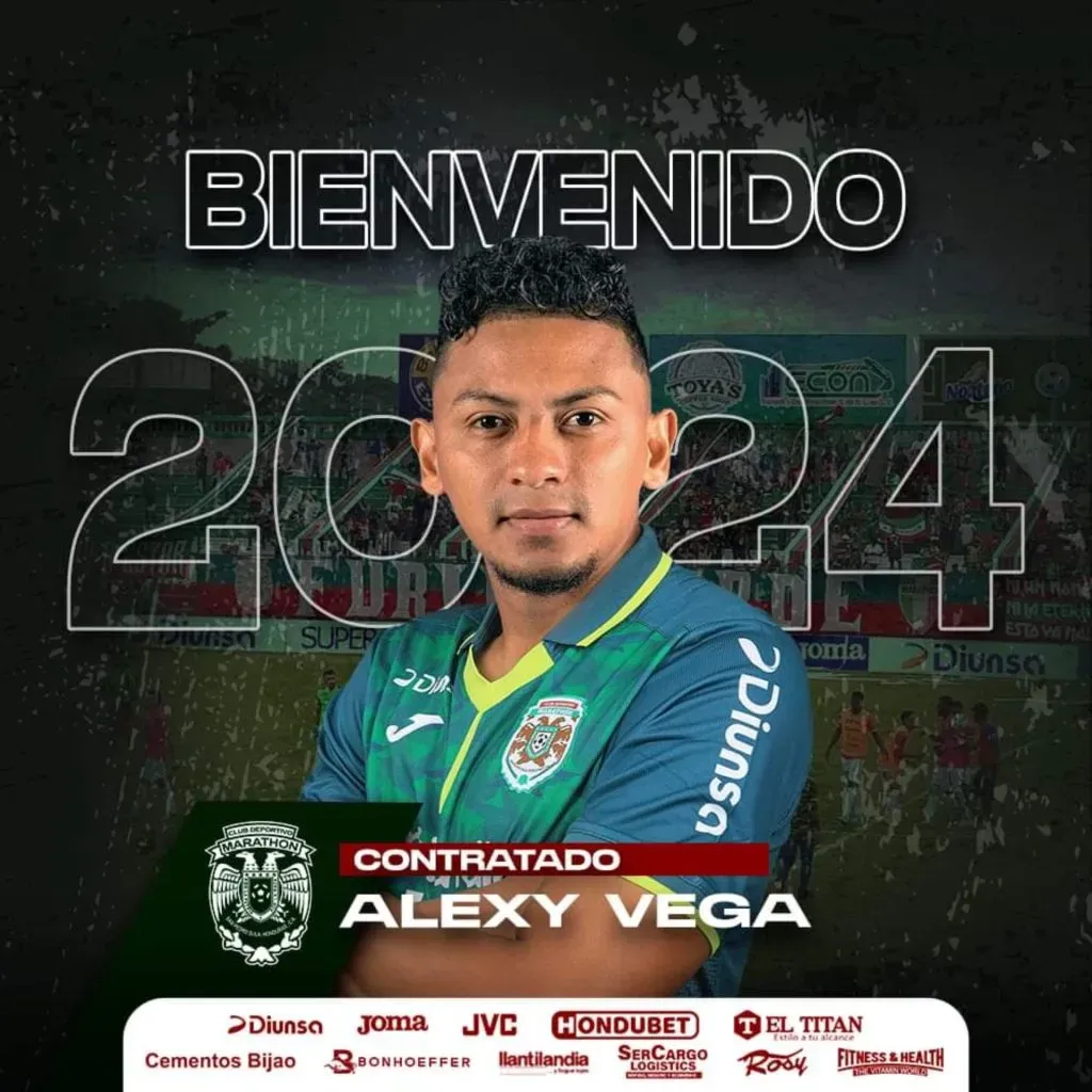 Alexy Vega fue presentado como nuevo jugador de Marathón.