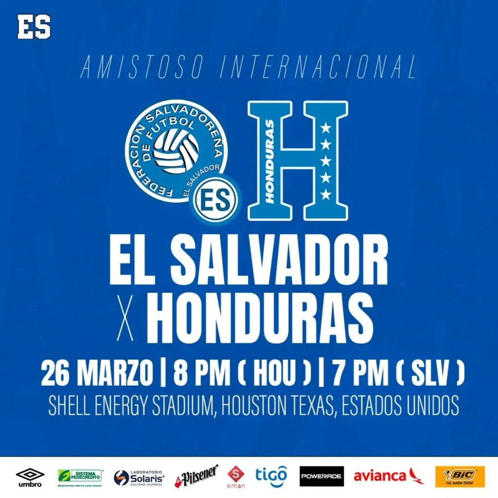 El Salvador y Honduras se traslada a Houston, Texas. (Foto: Fesfut)