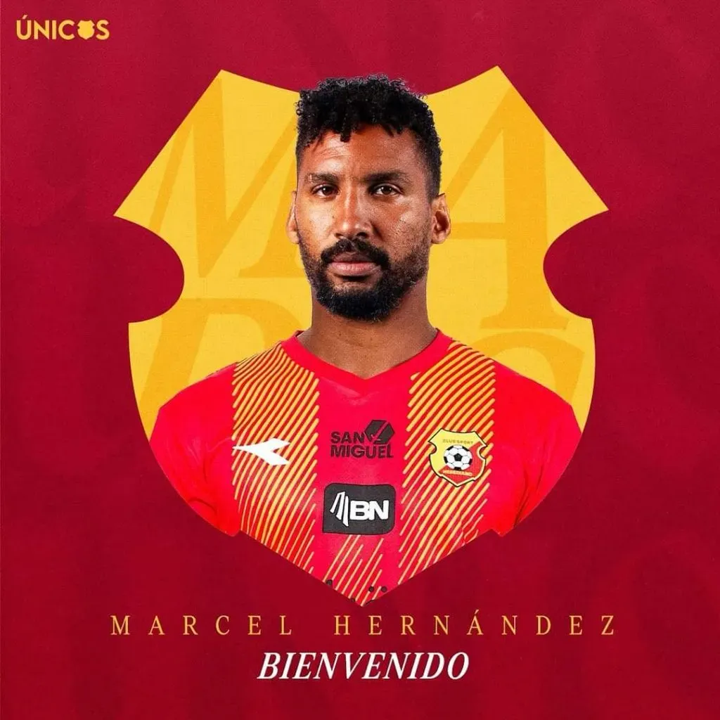 Marcel Hernández nuevo jugador de Herediano