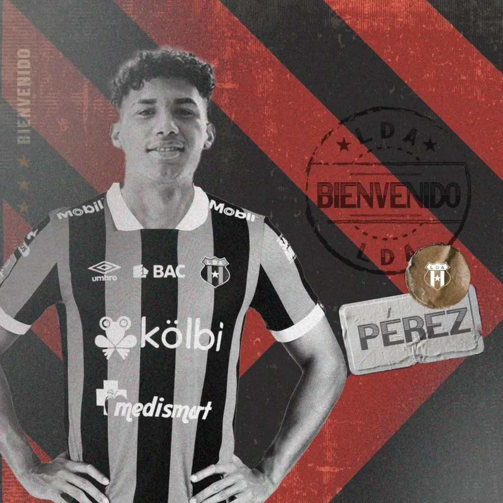 Karel Pérez es nuevo jugador de Alajuelense. (Foto: LDACr)