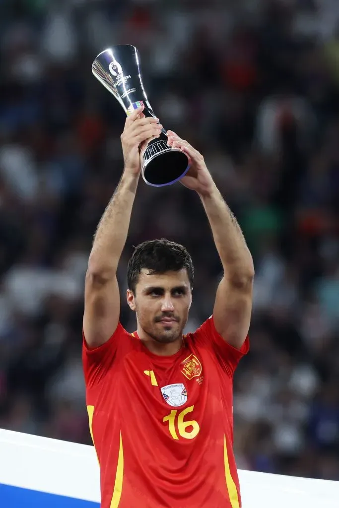 Rodri, figura de España en la última Eurocopa. (Getty Images)