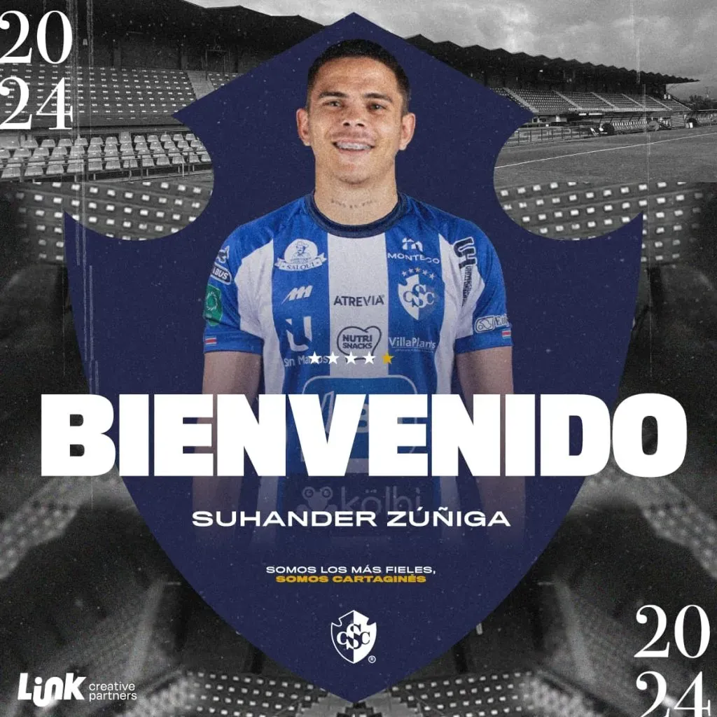 Desde hace pocas semanas, Zúñiga juega en Cartaginés y es titular. (Instagram)