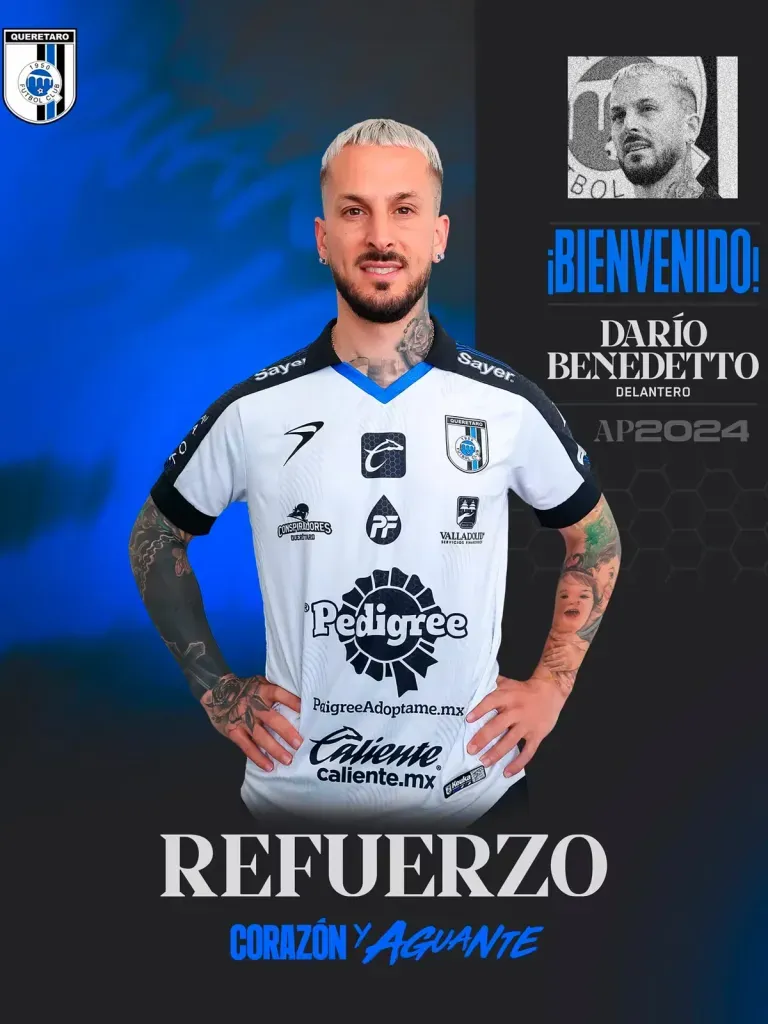 Benedetto, refuerzo del Querétaro.