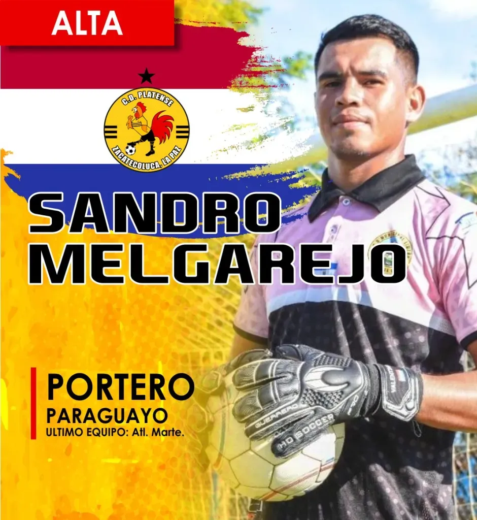 Sandro Melgarejo, el portero de Platense.