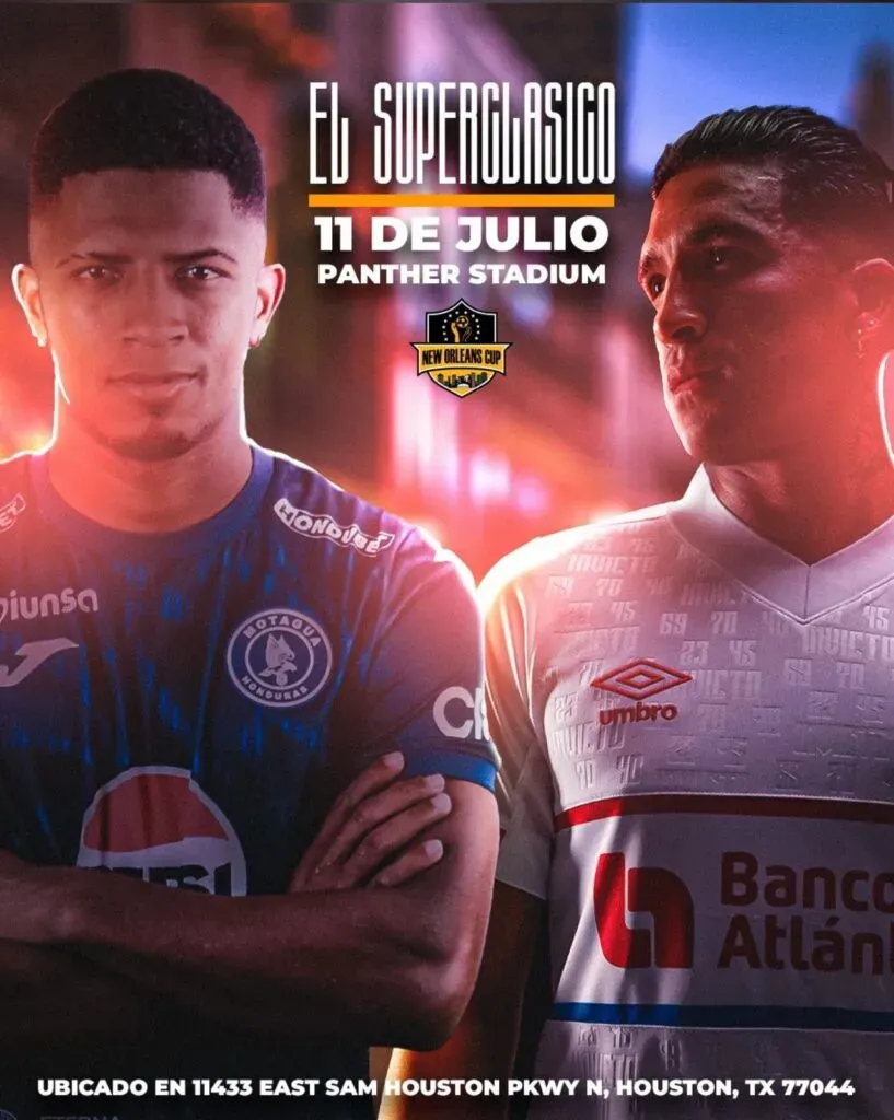 Olimpia y Motagua van a disputar partido amisotos en Estados Unidos.