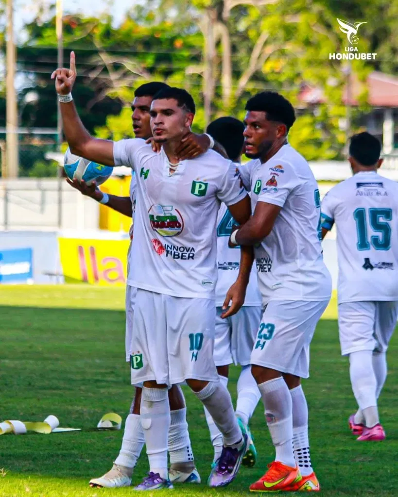 Erick Puerto lleva 9 goles en lo que va el Apertura 2025. FOTO: Liga Hondubet.