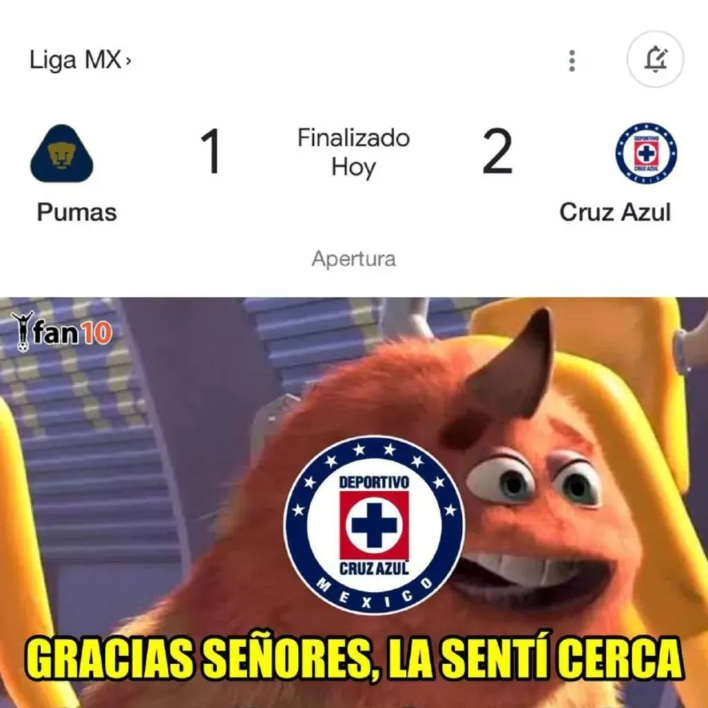 Cruz Azul sintió la presencia de los fantasmas