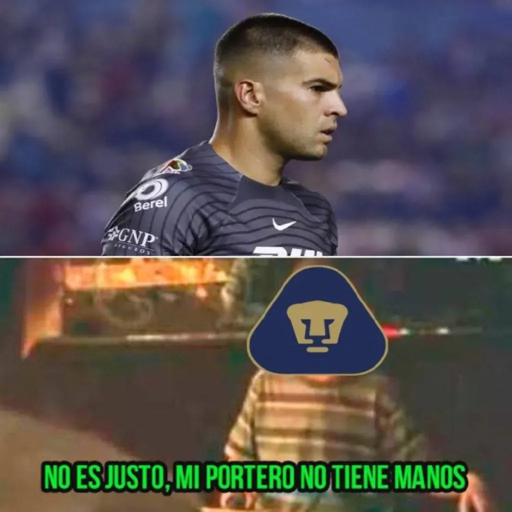 Pumas no puede jugar bien cuando no tiene portero