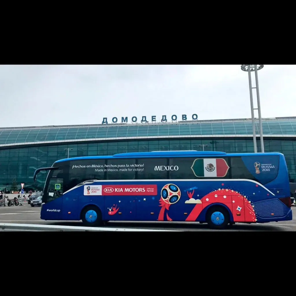 Camión de México para Rusia 2018