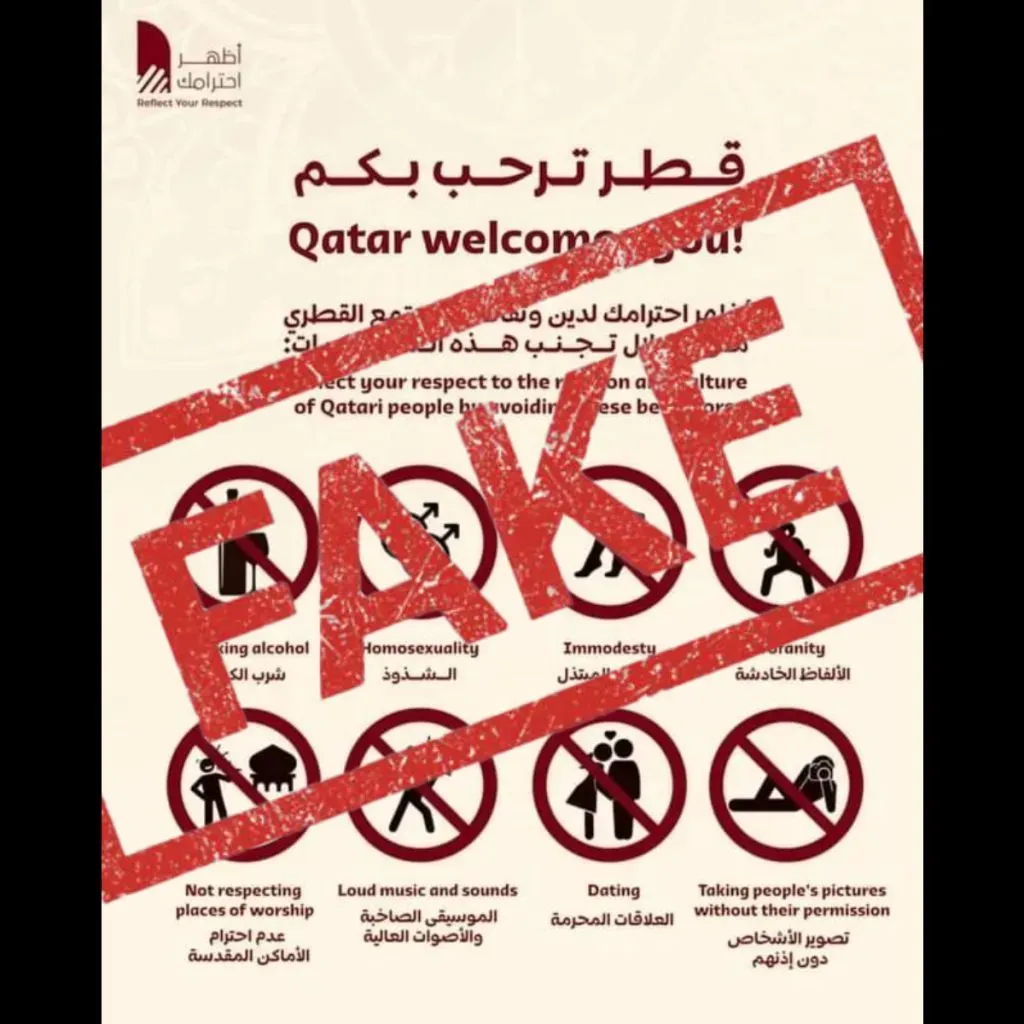 Supuestas normas para Qatar 2022