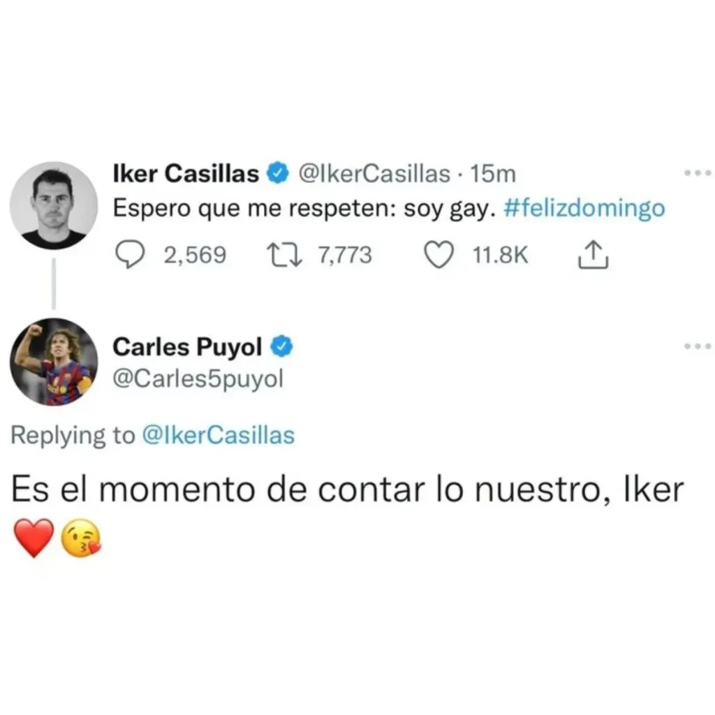 La evidencia del tweet de Iker Casillas