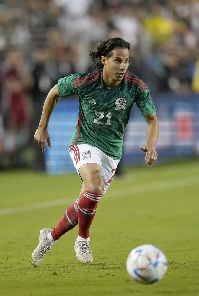 Diego Lainez salió ovacionado luego del juego ante Jamaica (Getty)